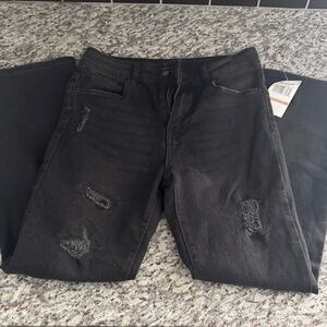 Hudson Jeans High Rise Flare in Black